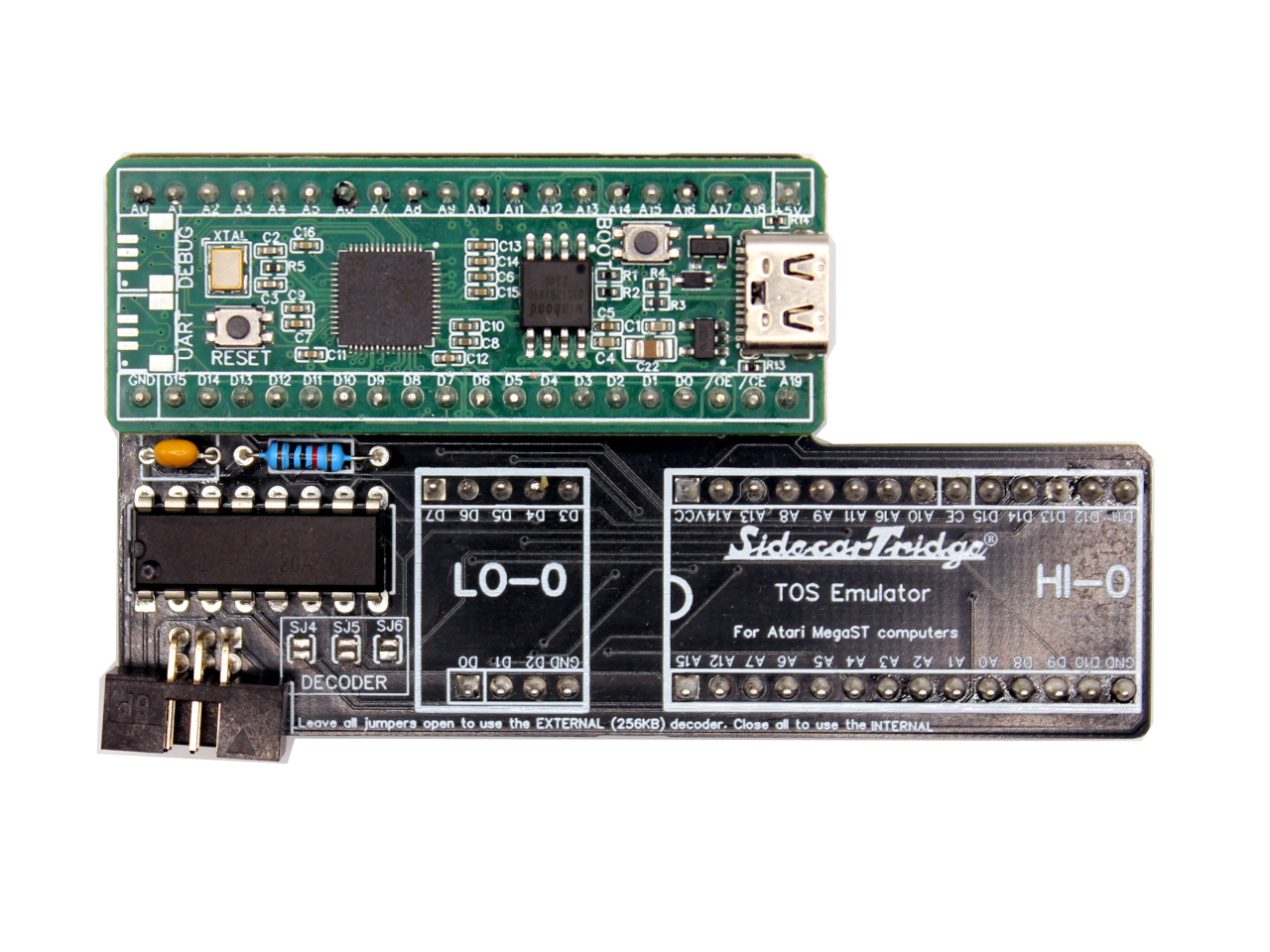SidecarTridge® 256KB Decoder + TOS Emulator for Atari ST/MegaST
