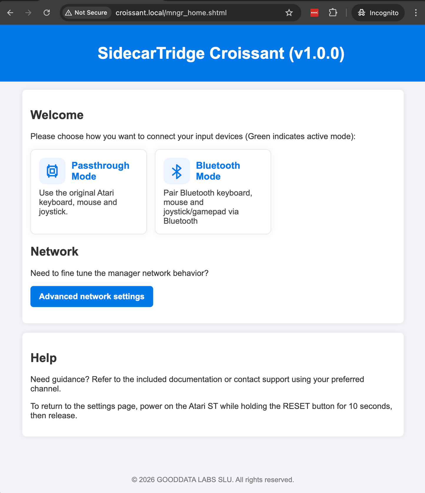 SidecarTridge Croissant Keyboard Emulator for Atari ST/STe