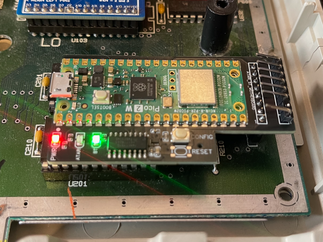 SidecarTridge Croissant Keyboard Emulator for Atari ST/STe