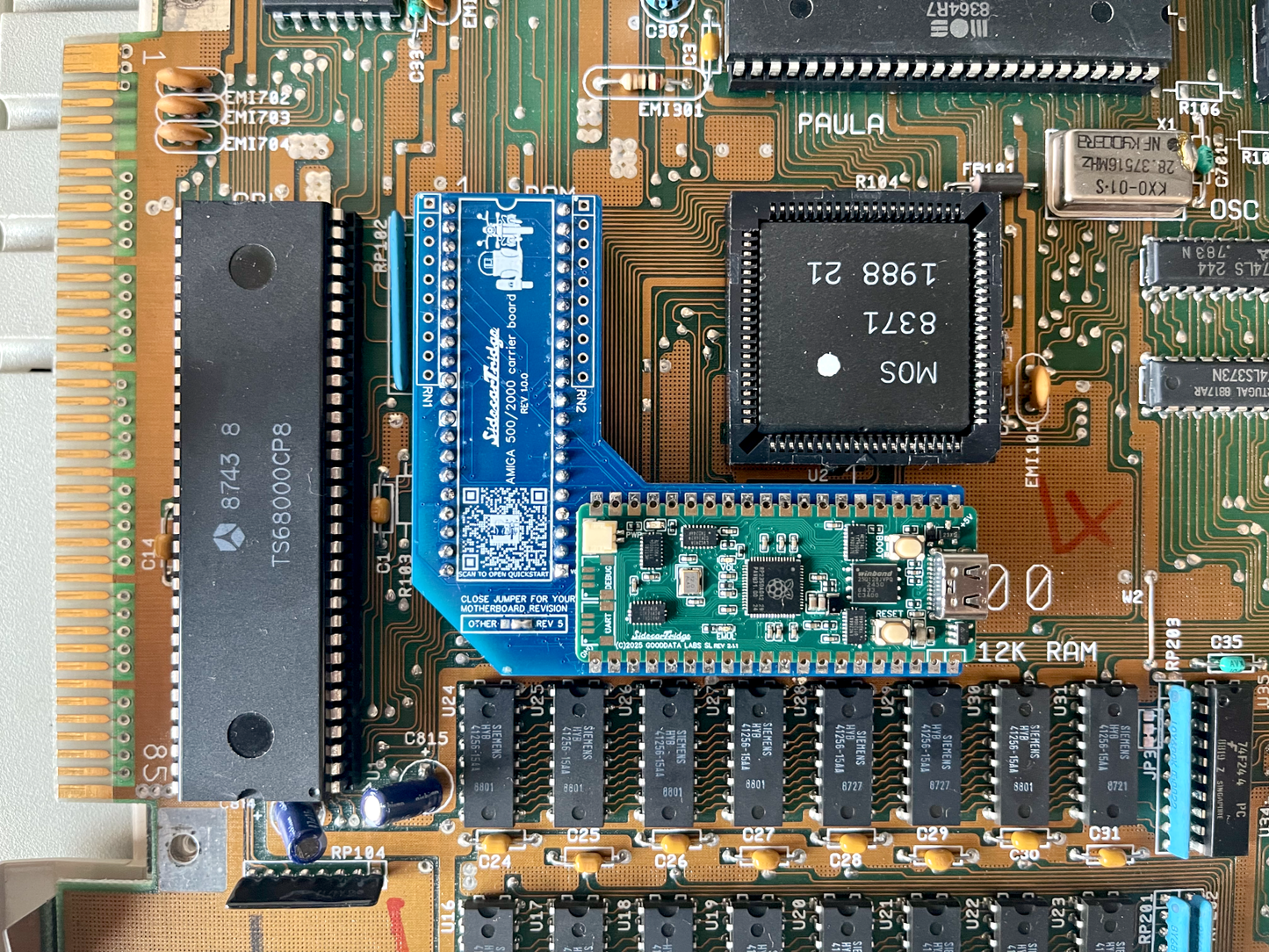 SidecarTridge® Kickstart Emulator for Amiga 500 / 2000