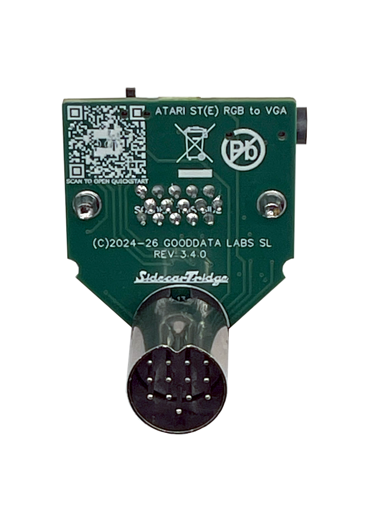 ST2VGA Adapter – Atari ST/STE/Mega ST/Mega STE VGA Converter