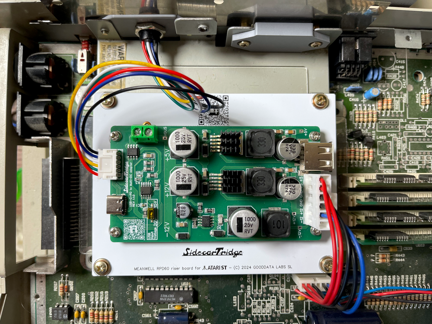 USB-C PD Multi-Rail Power Supply Unit for Atari ST/E and MegaST