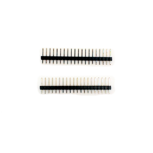 Pair of 2.54mm Straight Square Plugin 20P Male Headers